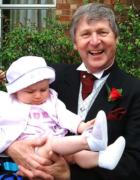 Gordon (Dad) with Emma, his granddaughter